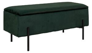 Dizajnová lavica Maija 95 cm zelený zamat