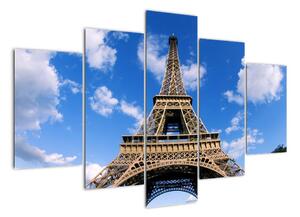 Eiffelova veža - moderný obraz (Obraz 150x105cm)