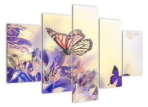 Motýle - obraz (Obraz 150x105cm)