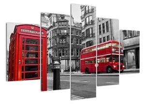 Londýnska ulice - obraz (Obraz 150x105cm)