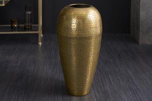 Dizajnová váza Khalil 50 cm zlatá