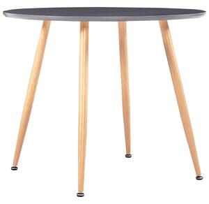 Jedálenský stôl, sivo dubový 90x73,5 cm, MDF