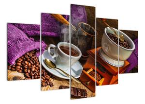 Kávový mlynček - obraz (Obraz 150x105cm)