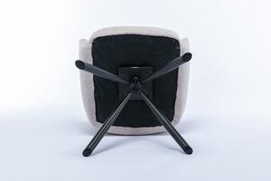 Dizajnová otočná stolička Maddison béžová