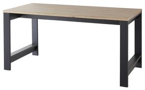 Písací stôl JASMIN grafit/dub artisan