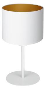 Stolná lampa ARDEN 1xE27/60W/230V pr. 18 cm biela/zlatá LU3451 + záruka 3 roky zadarmo
