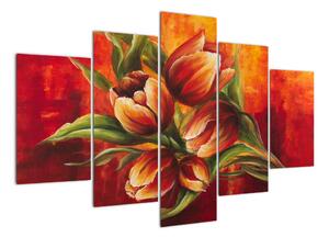 Obraz tulipánov na stenu (Obraz 150x105cm)