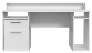 Písací stôl SHAUN biela