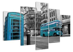 Abstraktný obraz - Londýn (Obraz 150x105cm)
