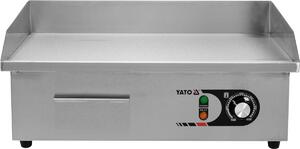 Yato Gastro Grilovací deska hladká 3000W 550mm YG-04585