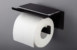 Deante MOKKO NERO ADM_N221 Držiak toaletného papiera s poličkou - Deante