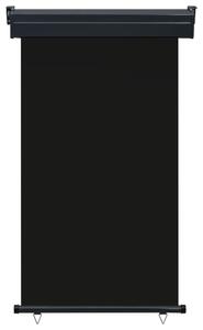 Bočná markíza na balkón 100x250 cm, čierna