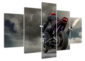 Obraz motorkárov (Obraz 150x105cm)