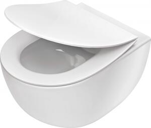 Deante PEONIA ZERO CDED6ZPW Závesné rimless WC vrátane sedátka, biela - Deante
