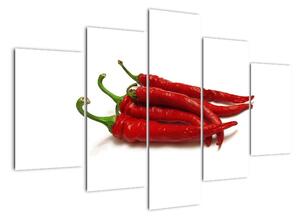Chilli papričky, obrazy (Obraz 150x105cm)