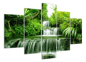Vodopád v prírode, obraz (Obraz 150x105cm)