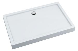 Oltens Vindel obdĺžniková sprchová vanička 100x80 cm biela 15008000