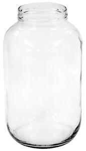 Sklenená transparentná fľaša s objemom 4000 ml 38028