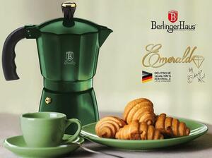 BERLINGERHAUS Kanvica na espresso 3 šálky Emerald Collection BH-6385
