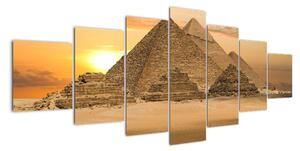 Obraz pyramíd (Obraz 210x100cm)