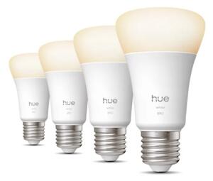 Súprava 4x stmievateľných LED žiaroviek Philips Hue WHITE E27/7W/230V 2700K