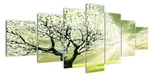 Jarný strom - moderný obraz (Obraz 210x100cm)