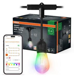 Osram - LED RGB stmievateľný vonkajší svetelný reťazec SMART+ STRING 12xLED/230V 7,47m IP44 Wi-Fi