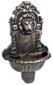 Nástenná fontána dizajn levej hlavy bronzová