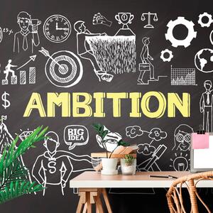 Samolepiaca tapeta motivačná tabuľa - Ambition