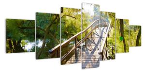 Moderné obraz - most cez vodu (Obraz 210x100cm)
