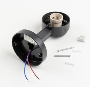 Brilagi -LED RGBW Vonkajšie nástenné svietidlo HARBOR 1xE27/9W/230V IP33 antracit/biela