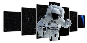 Obraz astronauta vo vesmíre (Obraz 210x100cm)