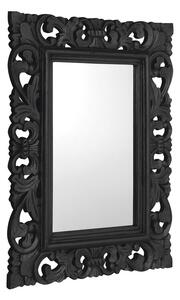 Sapho SAMBLUNG zrkadlo vo vyrezávanom ráme 60x80cm, čierna
