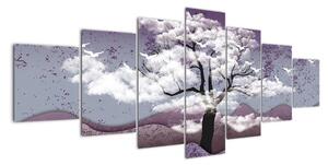 Abstraktný obraz stromu (Obraz 210x100cm)