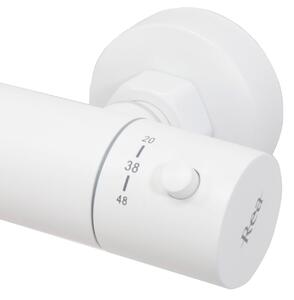 Rea Lungo, sprchová súprava s termostatickou batériou, biela, REA-P6608