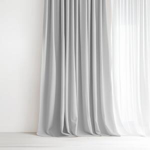 Goldea dekoračný záves luca - sivý 140x150 cm