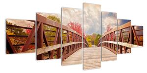 Cesta cez most - obraz (Obraz 210x100cm)