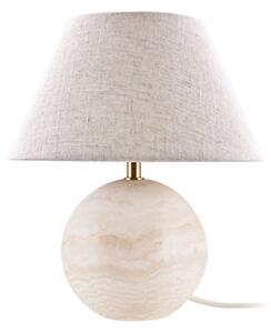 Stolové Lampa Globen Lighting, Castello, Béžová, Obývacia izba, Tkanina / Textil, Dizajnový