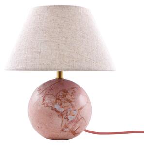 Stolové Lampa Globen Lighting, Castello, Béžová, Obývacia izba, Tkanina / Textil, Dizajnový