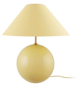 Stolové Lampa Globen Lighting, IRIS, Žltá, Obývacia izba, Tkanina / Textil, Vintage