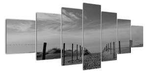 Obraz - cesta v piesku (Obraz 210x100cm)