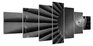 Detail turbíny - obraz (Obraz 210x100cm)