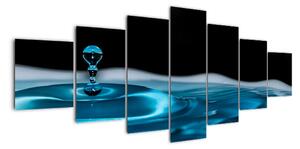 Obraz kvapky vody (Obraz 210x100cm)