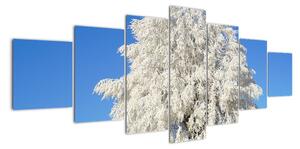 Zasnežený strom - obraz (Obraz 210x100cm)