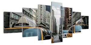 Obraz New-York - žlté taxi (Obraz 210x100cm)