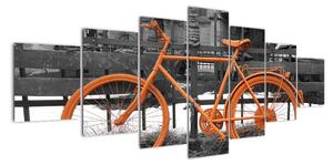 Obraz oranžového kolesá (Obraz 210x100cm)