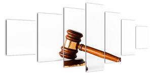 Moderný obraz - sudca, advokát (Obraz 210x100cm)