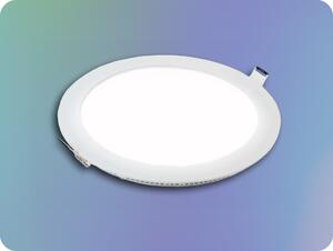 V-TAC LED vstavaný panel s napájacím zdrojom 6W, 660lm, Backlit, okrúhly, IP20 Farba svetla: Denná biela 4000K