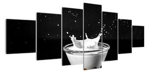 Obraz misky s mliekom (Obraz 210x100cm)