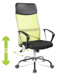 Kancelárska stolička LINCOLN zelená/čierna